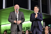 Secco pidió "Axel Presidente" junto a Kicillof en la inauguración del nuevo Palacio Municipal de Ensenada