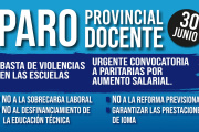 Docentes bonaerenses paran el martes en reclamo de mejores salarios