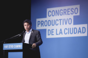 Kicillof: "No se puede pensar el desarrollo de la Ciudad sin una política nacional que acompañe la producción y el trabajo"